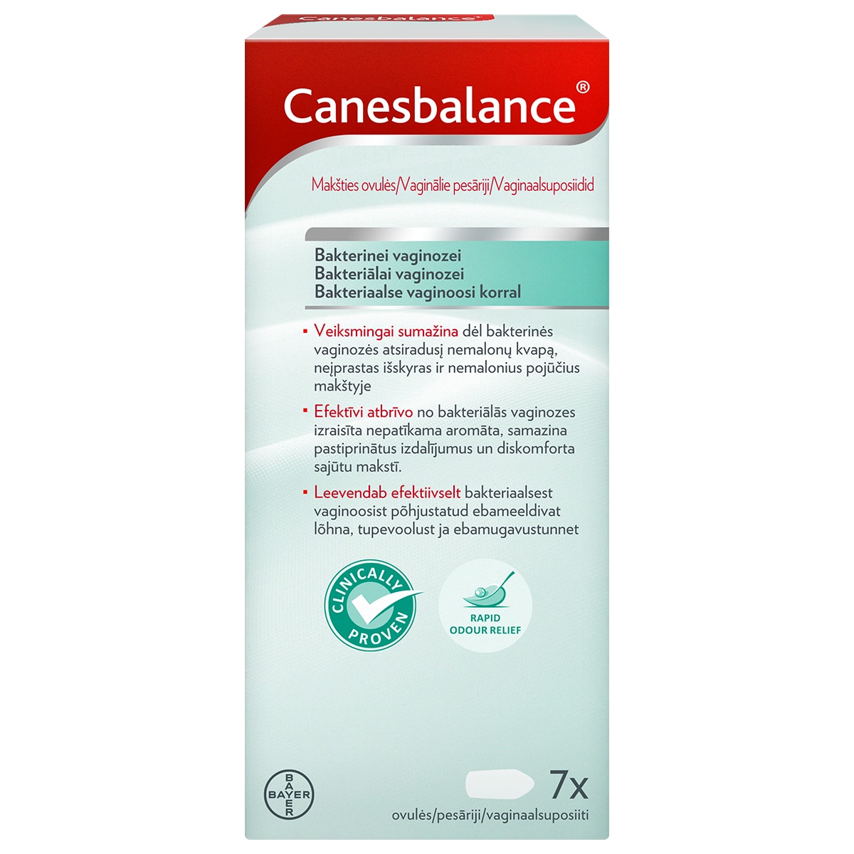 Canesbalance bakterinės vaginozės gydymui